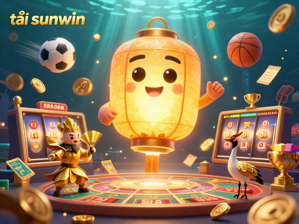 Engage in thrilling gameplay at tải sunwin featuring a vibrant casino scene with dynamic characters and game elements.