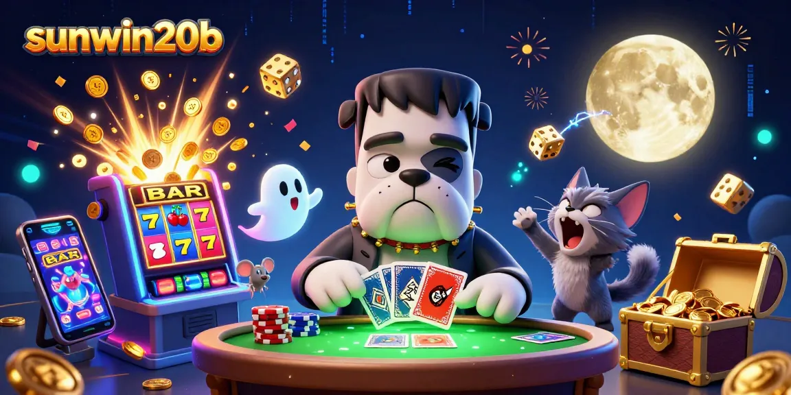 Experience thrilling gaming fun with sunwin20b featuring entertaining casino characters and dynamic elements.